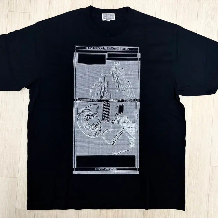 [BUNJANG] Cav Empt Printing Short Sleeve T-Shirt Black XL / 카브앰트 CavEmpt 프린팅 반팔 블랙 XL