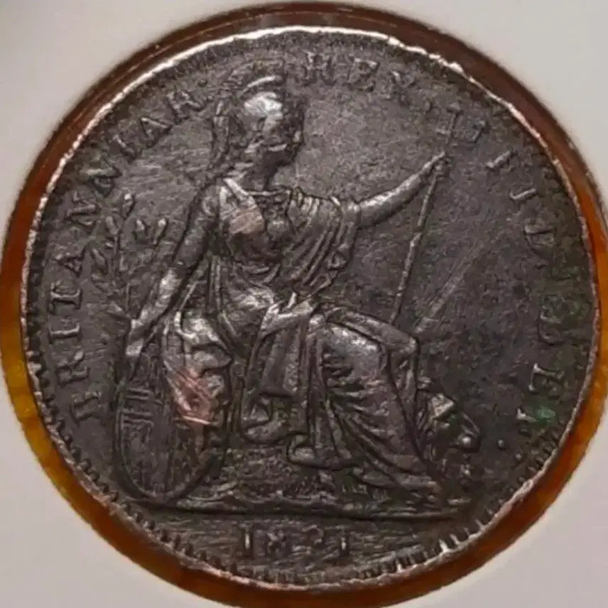 [BUNJANG] 1821 UK King George IV Farthing Coin / 희귀 영국 1821년 조지4세 파딩.외국주화 주화 화폐 동전