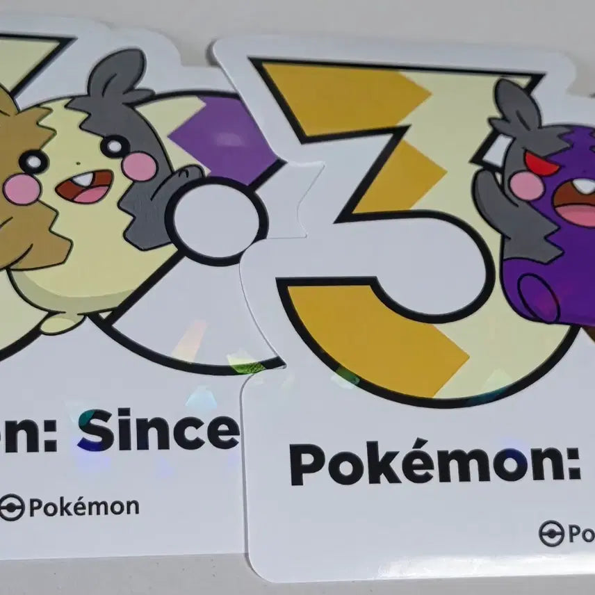 [BUNJANG] Pokemon 30th Anniversary Logo Sticker Morpeko / 포켓몬 30주년 로고 스티커 모르페코 판매합니다.