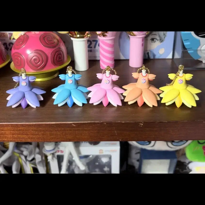 [BUNJANG] Ojamajo Doremi Costume Charm Gacha Full Set / 꼬마마법사 레미 오자마녀 도레미 코스튬 참 1탄 키링 가챠 풀세트