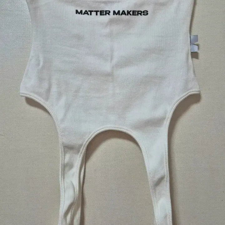 [BUNJANG] Mattermakers Ribbed Tank Top White / mattermakers 골지 탱크 탑 화이트