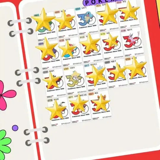 [BUNJANG] Pokemon 30th Anniversary Sticker Collection Trading / 포켓몬 30주년 띠부씰교환