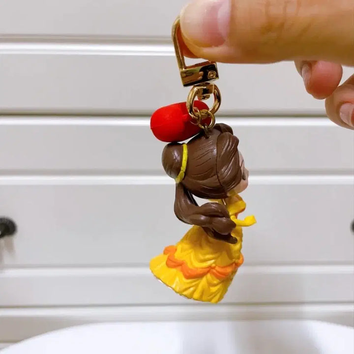 [BUNJANG] Disney Beauty and the Beast Belle Mini Keyring Doll / 미녀와야수 디즈니 벨 미니 키링 인형