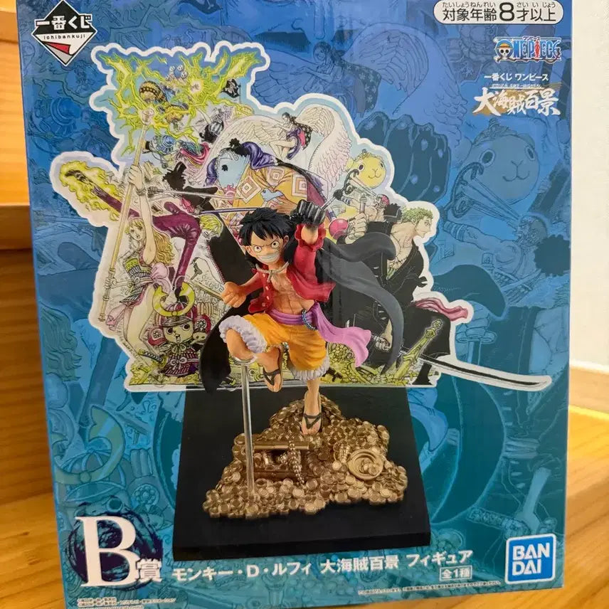 [BUNJANG] Ichiban Kuji One Piece WT100 Celebration Eiichiro Oda Illustration Big Pirate White Sea B Prize Monkey D. Luffy Figure / 제일복권 원피스 WT100기념 오다 에이치로 일러스트 대해적백경 B상 몽