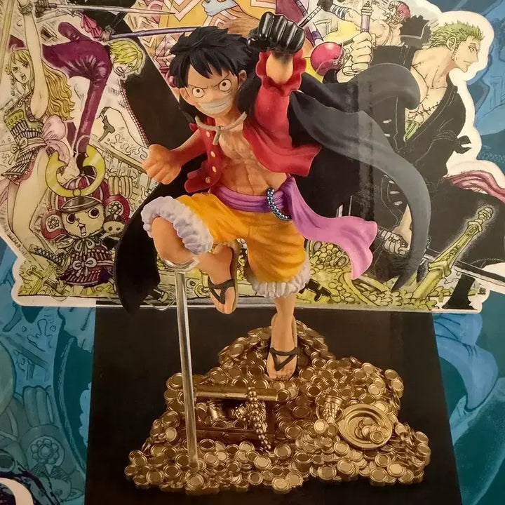 [BUNJANG] Ichiban Kuji One Piece WT100 Celebration Eiichiro Oda Illustration Big Pirate White Sea B Prize Monkey D. Luffy Figure / 제일복권 원피스 WT100기념 오다 에이치로 일러스트 대해적백경 B상 몽