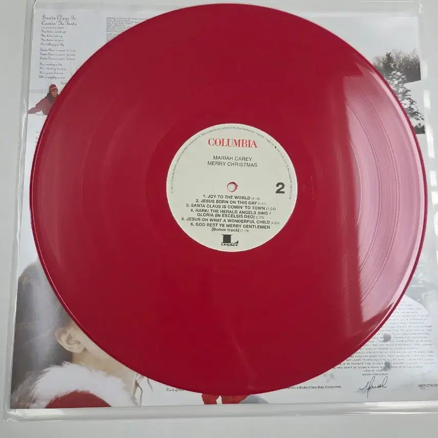 [BUNJANG] Mariah Carey Merry Christmas LP Red Edition / 머라이어 캐리 Merry Christmas lp 레드반