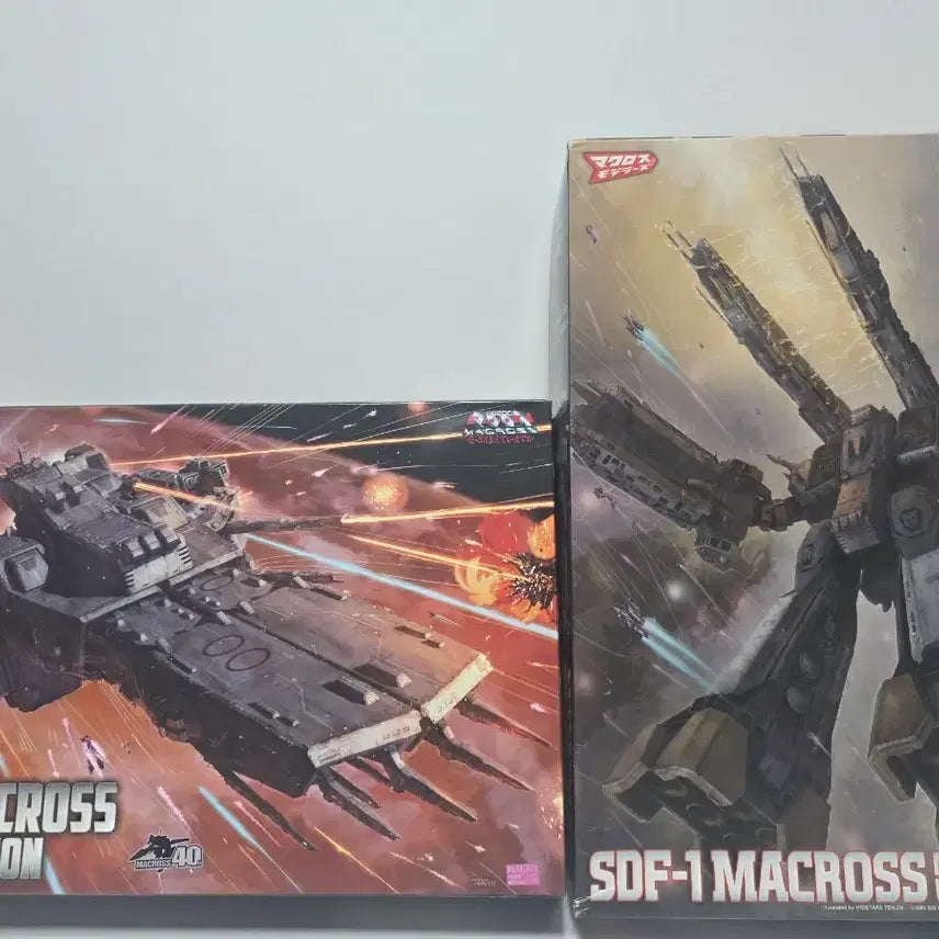 [BUNJANG] Macross SDF-1 Prometheus &amp; Daedalus Movie Edition Model Kit / 마크로스 SDF-1 프로메테우스 &amp; 데달러스 / 무비 에디션 4종