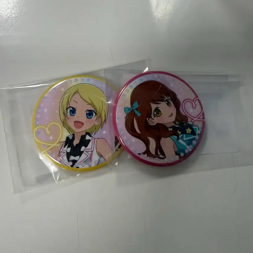 [BUNJANG] PriStar Aurora Dream Marukuji Serena Kanon Can Badge Set / 프리즘스톤 오로라드림 마루쿠지 세레나 카논 캔뱃지