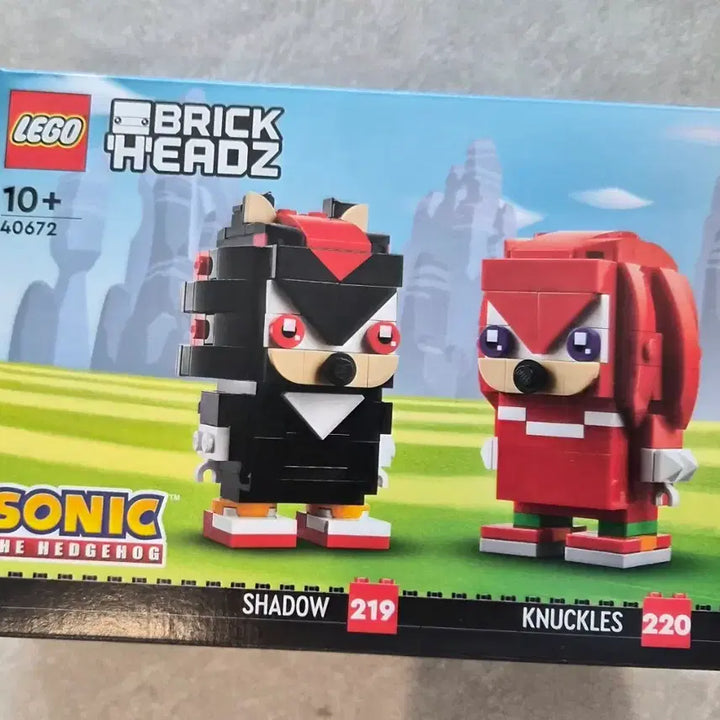 [BUNJANG] LEGO BrickHeadz Sonic the Hedgehog Shadow &amp; Knuckles 40672 Set / 레고 브릭헤즈 소닉 더 헤지혹 섀도우 너클즈 40672 판매합니다.