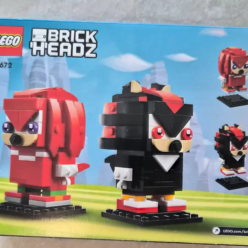 [BUNJANG] LEGO BrickHeadz Sonic the Hedgehog Shadow &amp; Knuckles 40672 Set / 레고 브릭헤즈 소닉 더 헤지혹 섀도우 너클즈 40672 판매합니다.