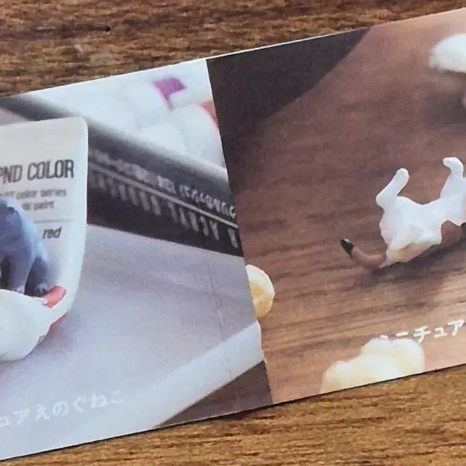 [BUNJANG] Miniature Cat Fresh Paint Cat Popcorn Cat Gacha / 미니어쳐 캣 프래쉬 물감고양이 팝콘고양이 고양이가챠
