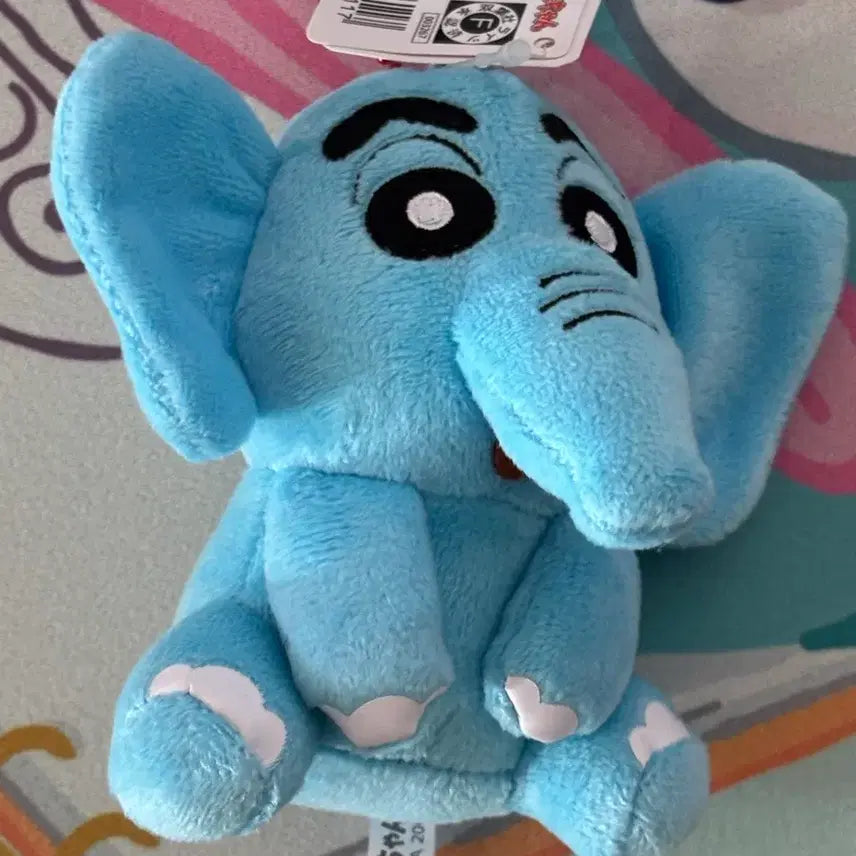 [BUNJANG] Crayon Shin-chan Elephant Plush Keychain / 짱구 코끼리 인형키링