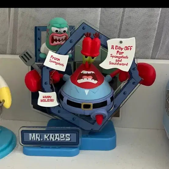 [BUNJANG] SpongeBob Mr. Krabs Diorama Unsealed / 스폰지밥 집게사장 디오라마 미개봉