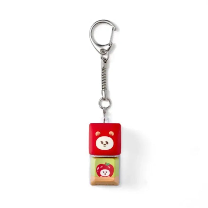 [BUNJANG] TXT Yeonjun Apple Bat Keychain / 투바투 뿔바투 애뿔바투 팝업 키캡 키링 - 밤긋
