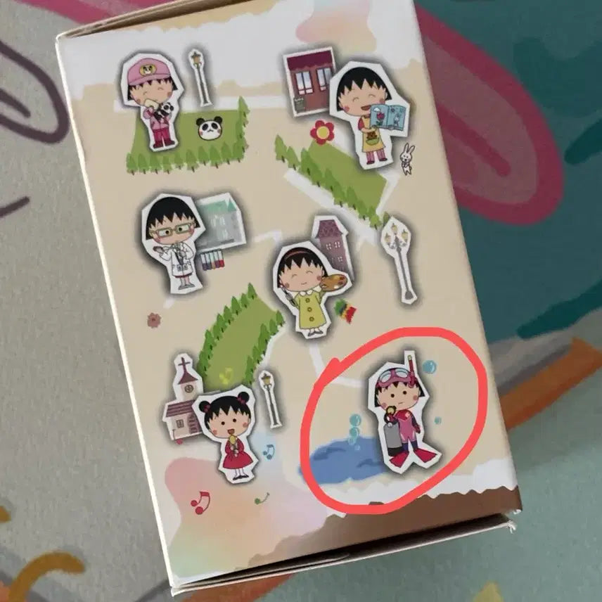 [BUNJANG] Maruko Diver Figure Keyring / 마루코 잠수부 피규어 키링 랜덤확정