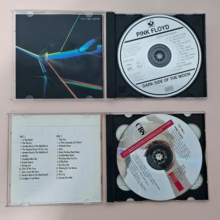 [BUNJANG] Pink Floyd Dark Side of the Moon / The Wall (2CD) Bundle Set / 핑크 플로이드 Pink Floyd [CD]