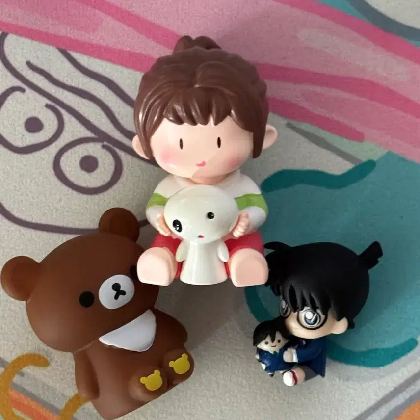 [BUNJANG] Ghibli, Conan, Koguma Gachapon Figures Bundle / 지브리 피규어 및 코난 피규어 및 코구마 가챠