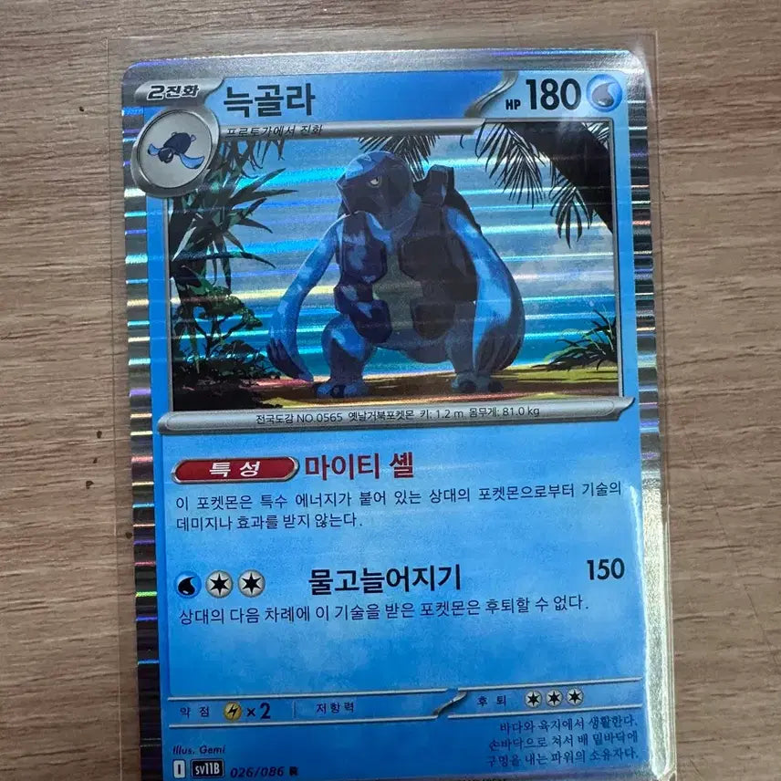 [BUNJANG] Pokemon Card Groudon R / 포켓몬 카드 늑골라 R