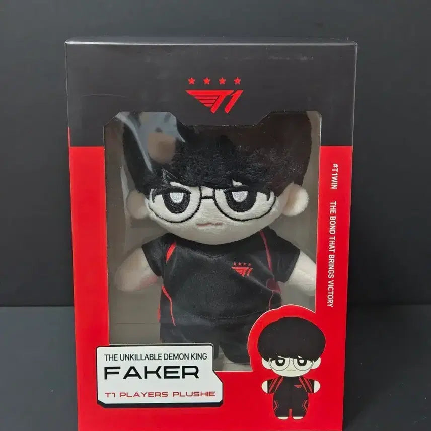 [BUNJANG] T1 Faker Player Doll / T1 티원 FAKER 페이커 선수 인형