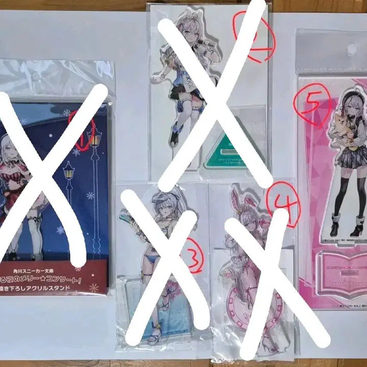 [BUNJANG] Rushdere Limited Edition Acrylic Stand &amp; Tapestry Set / 아랴 양 한정 페스, 특전 아크릴스탠드, 캔뱃지, 태피(가끔씩 툭하고)