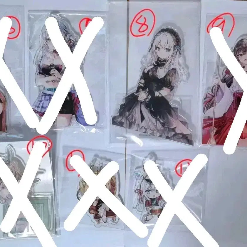 [BUNJANG] Rushdere Limited Edition Acrylic Stand &amp; Tapestry Set / 아랴 양 한정 페스, 특전 아크릴스탠드, 캔뱃지, 태피(가끔씩 툭하고)