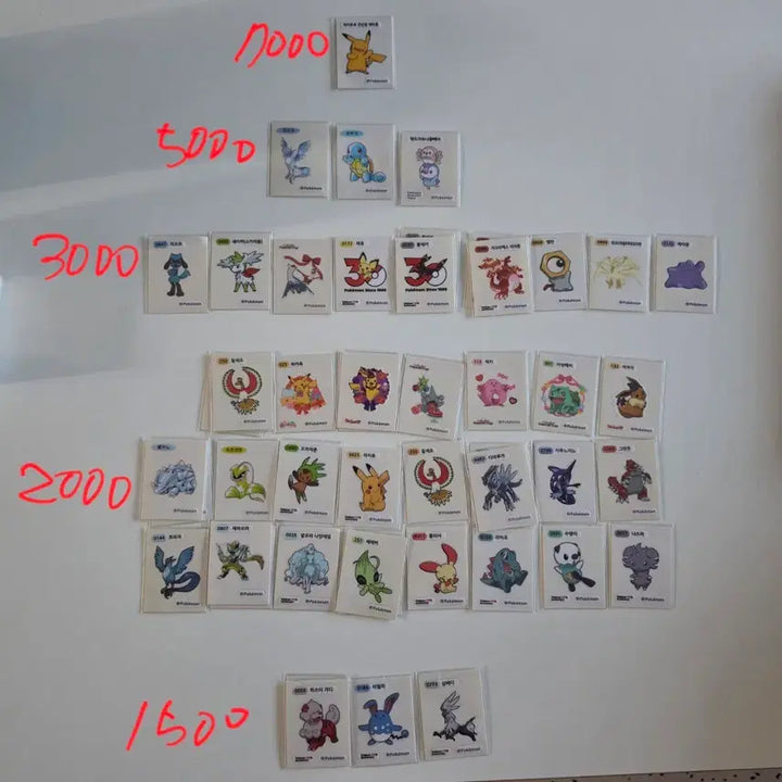 [BUNJANG] Pokemon Stickers / 포켓몬 띠부씰 판매,교환합니다.