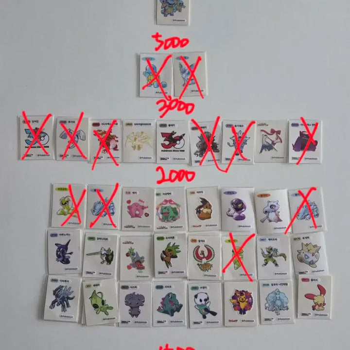 [BUNJANG] Pokemon Stickers / 포켓몬 띠부씰 판매,교환합니다.