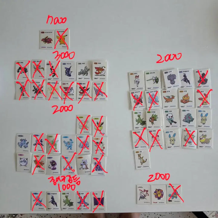 [BUNJANG] Pokemon Stickers / 포켓몬 띠부씰 판매,교환합니다.