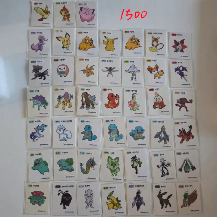 [BUNJANG] Pokemon Stickers / 포켓몬 띠부씰 판매,교환합니다.