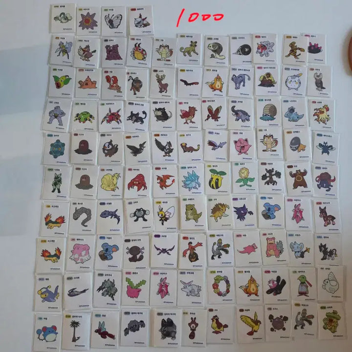 [BUNJANG] Pokemon Stickers / 포켓몬 띠부씰 판매,교환합니다.