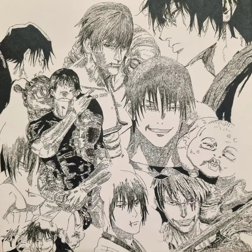 [BUNJANG] Jujutsu Kaisen Toji Collaboration Artwork / 주술회전 토우지 콜라보 그림