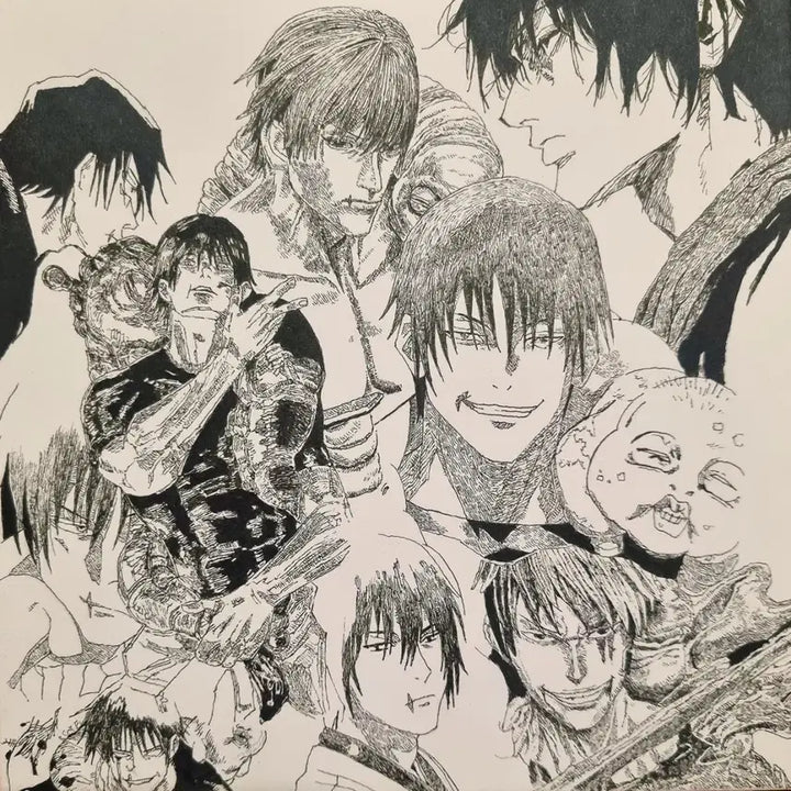[BUNJANG] Jujutsu Kaisen Toji Collaboration Artwork / 주술회전 토우지 콜라보 그림