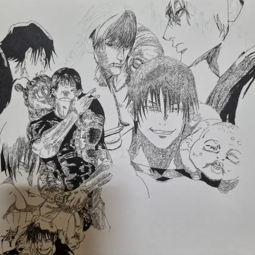 [BUNJANG] Jujutsu Kaisen Toji Collaboration Artwork / 주술회전 토우지 콜라보 그림
