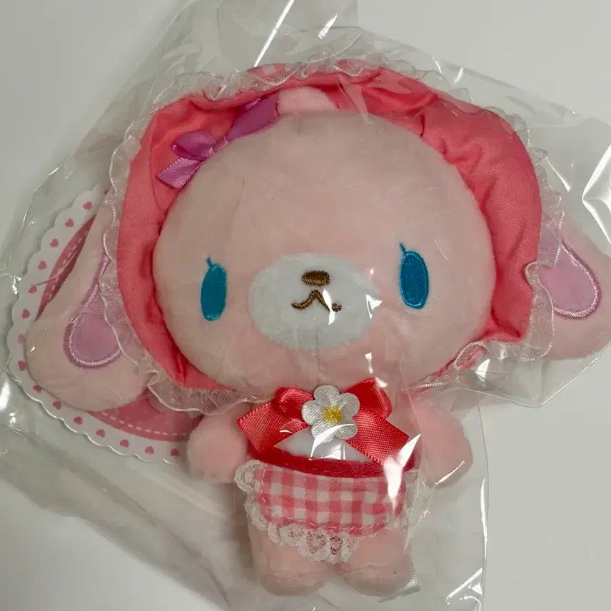 [BUNJANG] Sanrio Sugarbunnies Momousa Carabiner Mascot Plush / 산리오 슈가바니즈 카라비너 마스코트 모모우사 인형