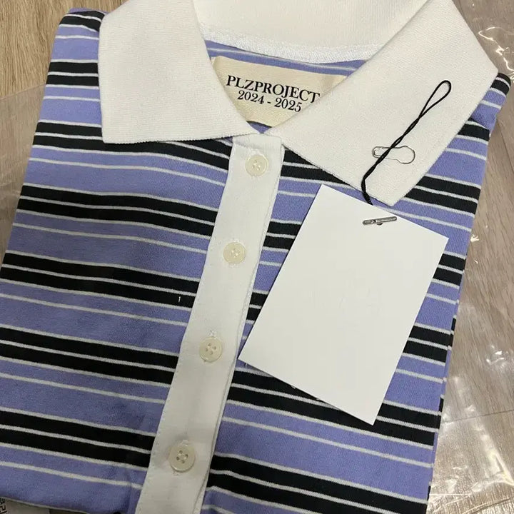 [BUNJANG] Please Project Border Stripe PK T-Shirt / [플리즈프로젝트]BORDER STRIPE PK T-SHIRT