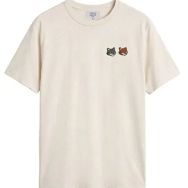[BUNJANG] Maison Kitsuné Double Fox Head Short Sleeve T-Shirt / 메종키츠네 더블폭스 반팔