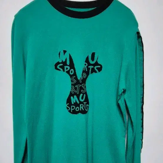 [BUNJANG] MU Sports Sweatshirt Green Size 90 / MU스포츠 맨투맨 티셔츠 그린 90