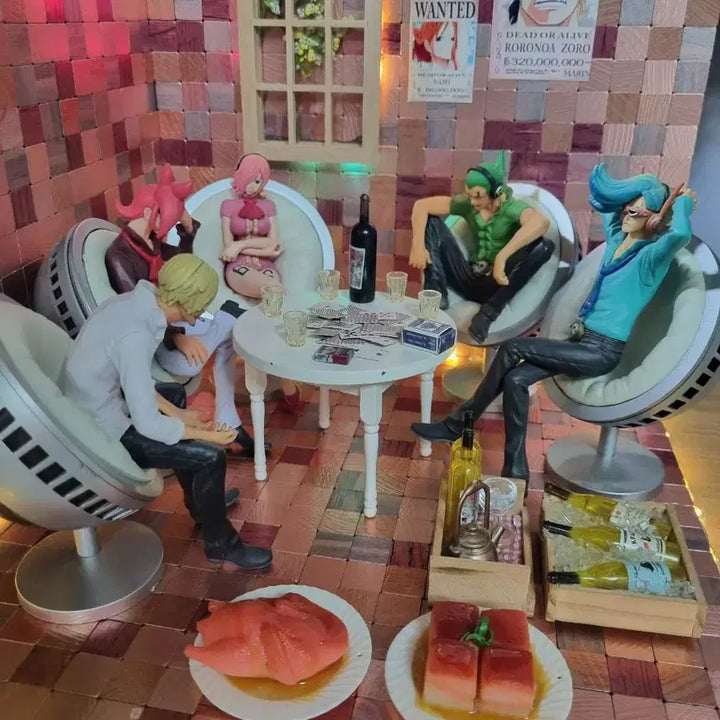 [BUNJANG] One Piece Vinsmoke Brothers Diorama Figure Set / 원피스 디오라마 빈스모크 형제들