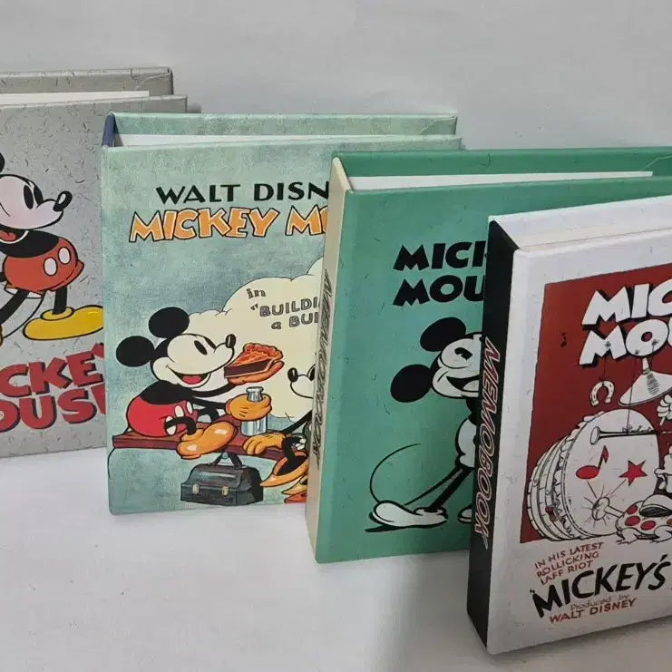 [BUNJANG] Classic Mickey Mouse Hardcover Memo Pad Set / 고전 미키 양장  포스트잇 메모지