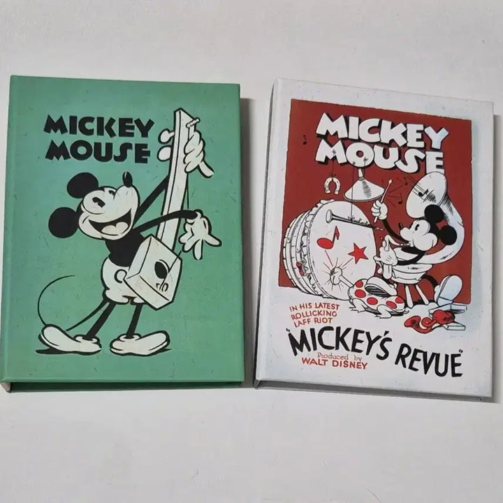 [BUNJANG] Classic Mickey Hardcover Memo Pad Set / 고전 미키 양장  포스트잇 메모지