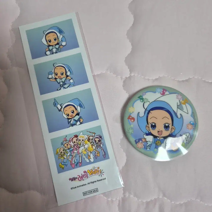 [BUNJANG] Ojamajo Doremi x "Ojamajo Doremi" Collaboration Cafe Pop-up Exclusive Set (Includes Can Badge) / 꼬마마법사 레미 오자마녀 도레미 콜라보 카페 팝업 특전 + 캔뱃지 사랑
