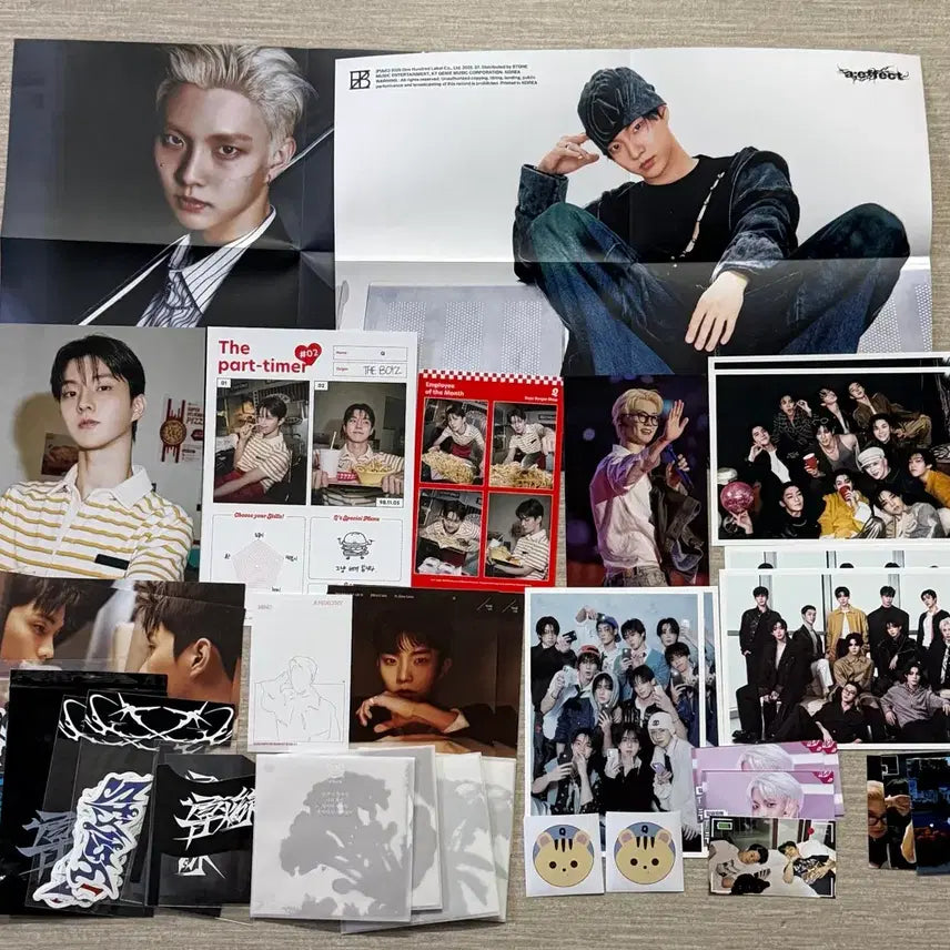 [BUNJANG] THE BOYZ Q Ji Chang Min Photocard Bundle Set / 더보이즈 큐 지창민 포카 50장 일괄 양도