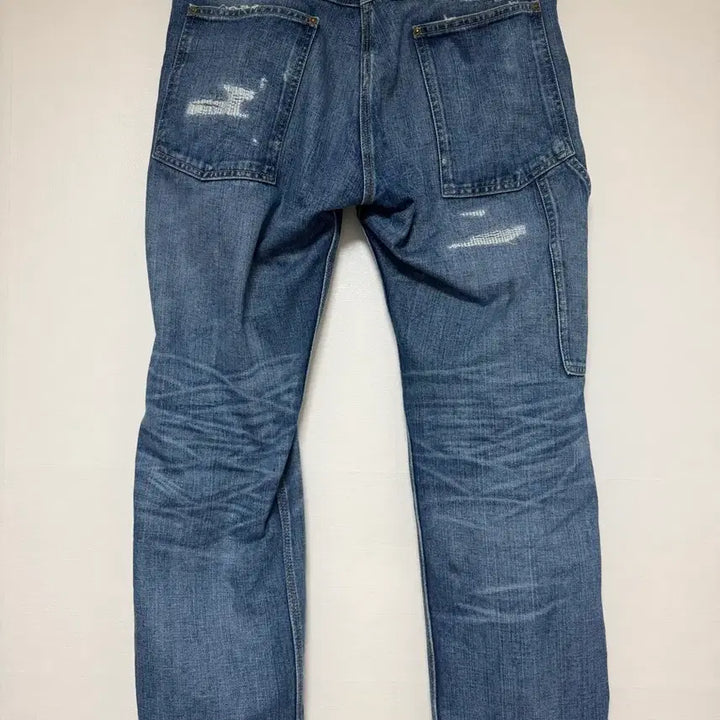 [SOLD OUT] (34/32)RRL 스트레이트핏 브레이턴 디스트레스트 진 팝니다.