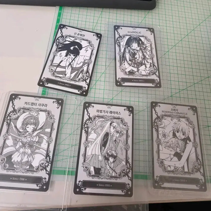 [BUNJANG] CLAMP Exhibition Random Profile Cards Set / 클램프전 랜덤 프로필 카드 5종 세트 일괄