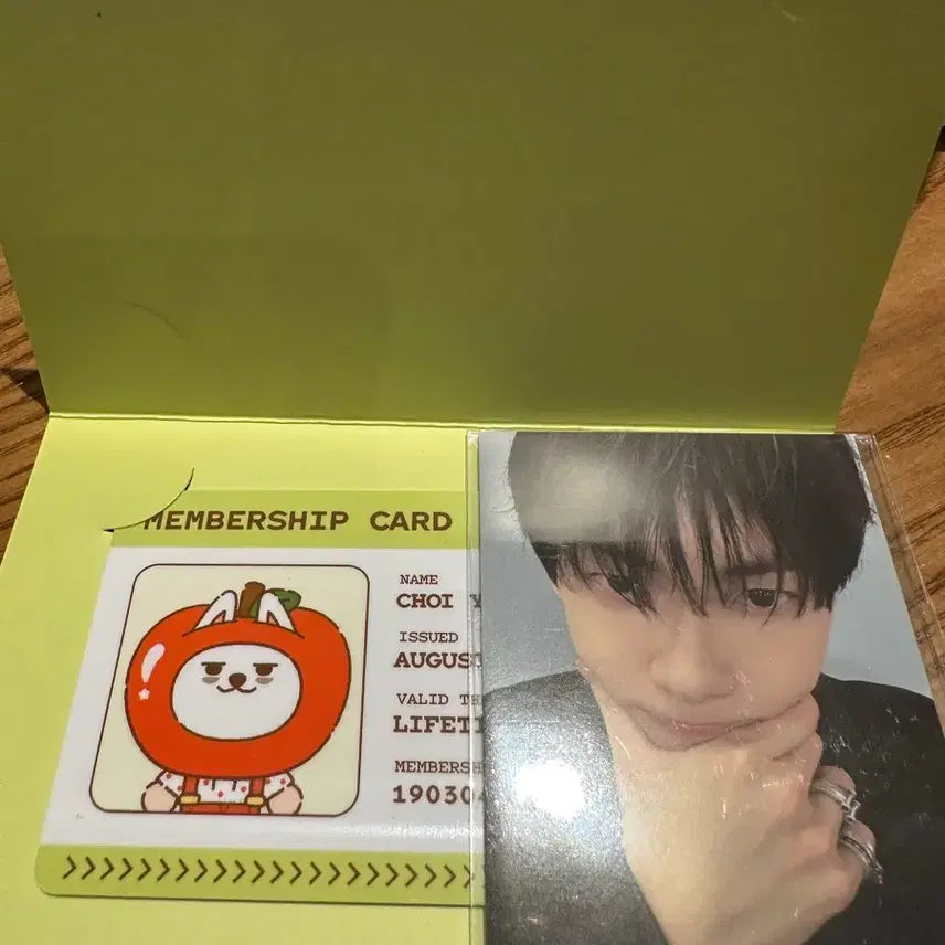 [BUNJANG] TXT Beomgyu Membership Card + 50,000 KRW POB Photocard / 투바투 뿔바투 애뿔바투 팝업 멤버십 카드 + 5만원 특전 포카 - 수빈