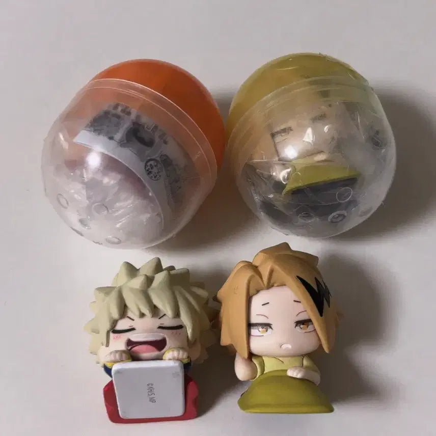 [BUNJANG] My Hero Academia Onemutan Bakugo &amp; Kaminari Figures / [교환/판매] 미개봉 히로아카 오네무탄 4탄(유년기) 바쿠고, 카미나리