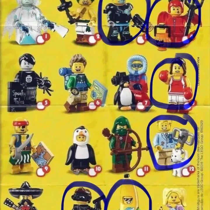 [BUNJANG] LEGO Minifigures Series 16 (Set of 7) / 레고 미니 피규어
