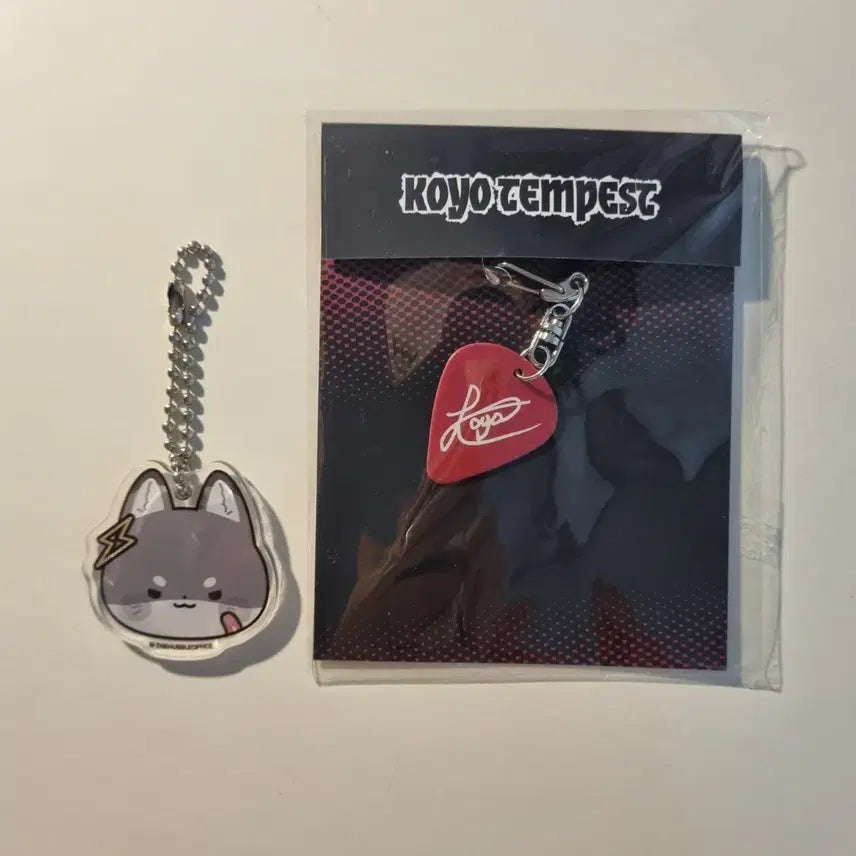 [BUNJANG] SCOSHISM Koyo Live Viewing Keyring &amp; Debut 2nd Anniversary Guitar Pick / 스코시즘 탈덕) 코요 라이브 뷰잉 키링 &amp; 데뷔2주년기타피크