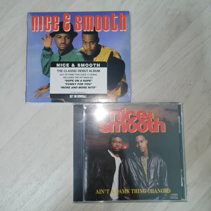 [BUNJANG] Nice &amp; Smooth 1st &amp; 2nd Album US Pressing Sealed Set / Nice &amp; Smooth 1,2집 CD 미국반 미개봉 세트