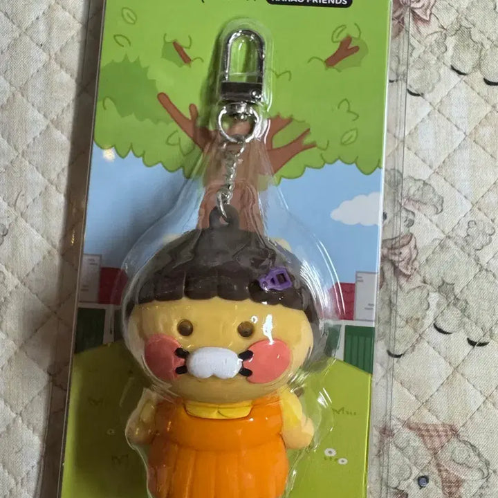 [BUNJANG] Squid Game Kakao Friends Collaboration Keychain and Plush Bundle Set / 일괄판매) 오징어게임 카카오 키링 + 인형